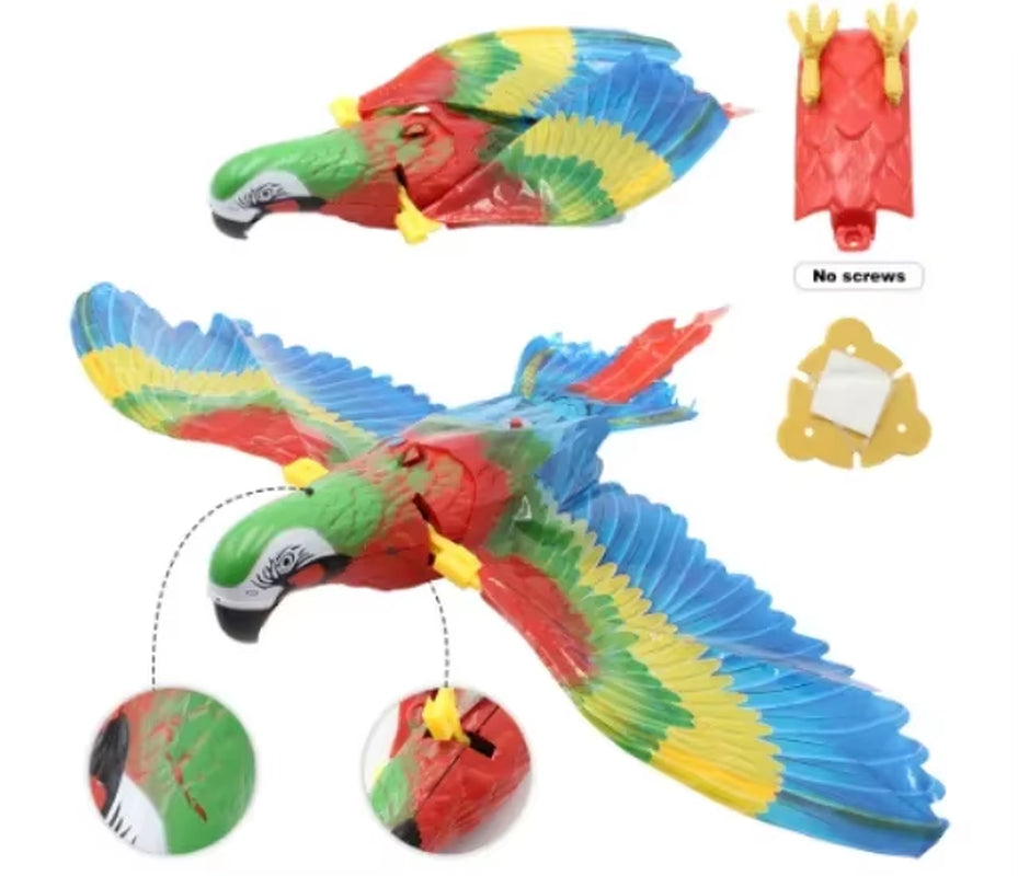 Introducing the Feathered Frenzy: The Ultimate Electric Eagle Cat Teaser Toy for Purr-fect Playtime!