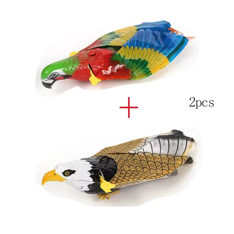 Introducing the Feathered Frenzy: The Ultimate Electric Eagle Cat Teaser Toy for Purr-fect Playtime!