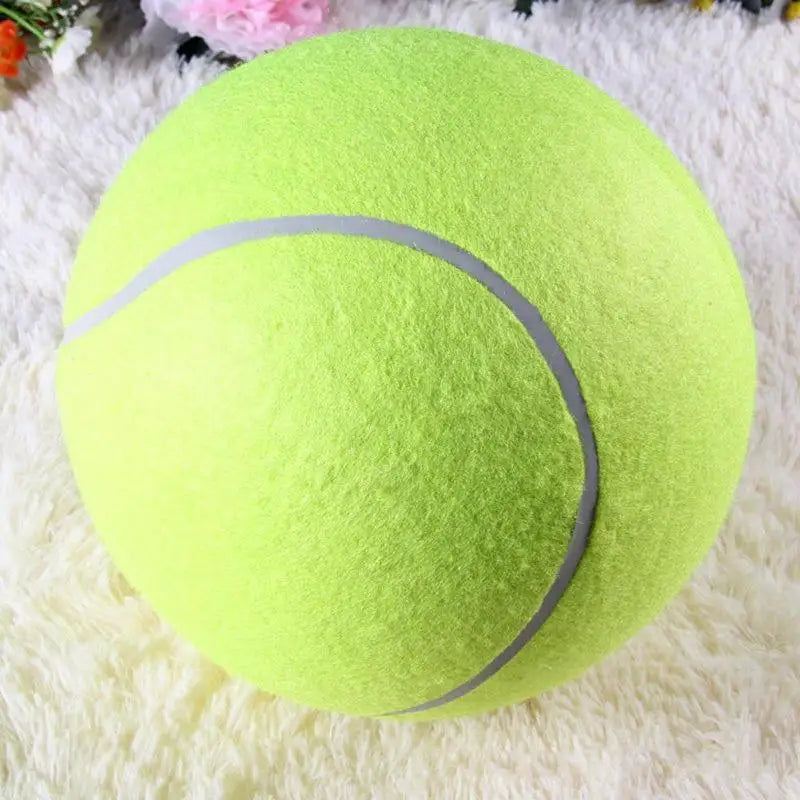 The Ultimate Chew-tion Ball: Mega Jumbo Tennis Fun for Your Furry Superstar!