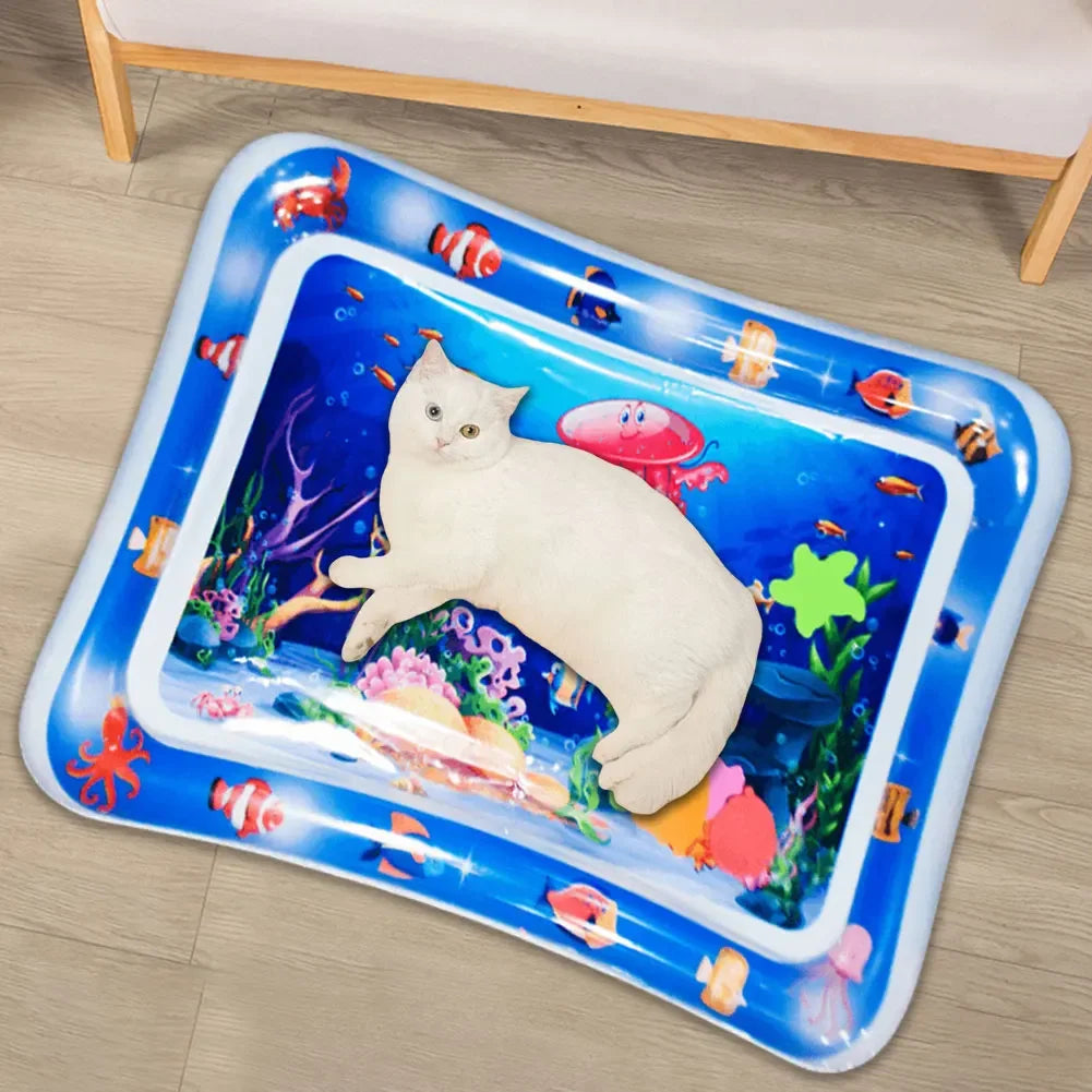 Make a Splash with the Purr-fect Sensory Water Play Mat - Where Every Cat's Dreams Come True!