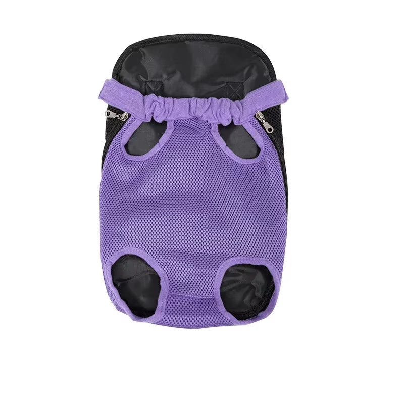 Adventurous Pup's Ultimate Backpack: Mesh Camouflage Carrier for Fashionable Furry Friends!