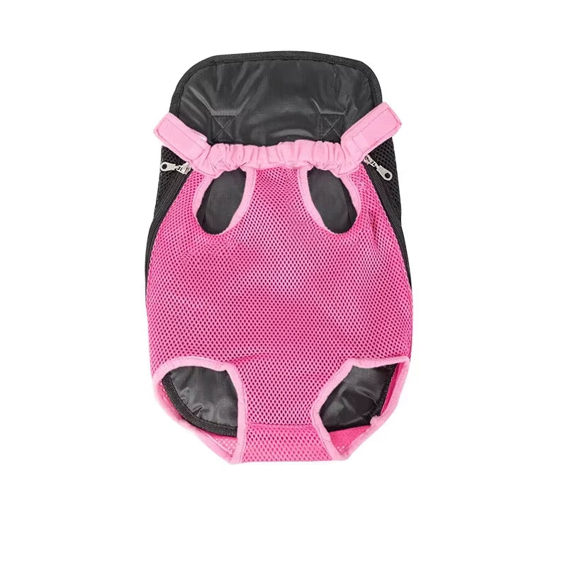 Adventurous Pup's Ultimate Backpack: Mesh Camouflage Carrier for Fashionable Furry Friends!
