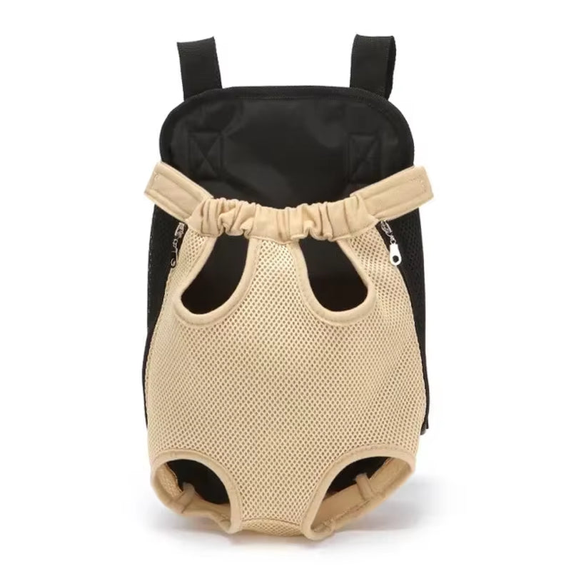Adventurous Pup's Ultimate Backpack: Mesh Camouflage Carrier for Fashionable Furry Friends!