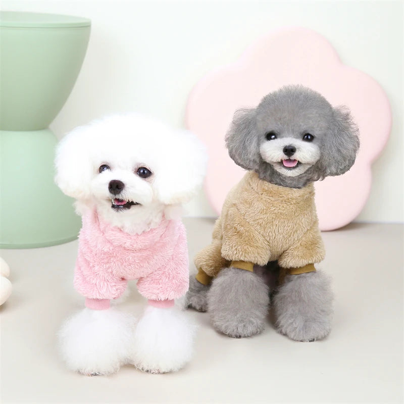 Camo-licious Puppy Fleece Jumpsuit - Keep Your Pooch Cozy and Cute in Style!