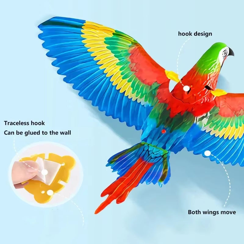 Introducing the Feathered Frenzy: The Ultimate Electric Eagle Cat Teaser Toy for Purr-fect Playtime!