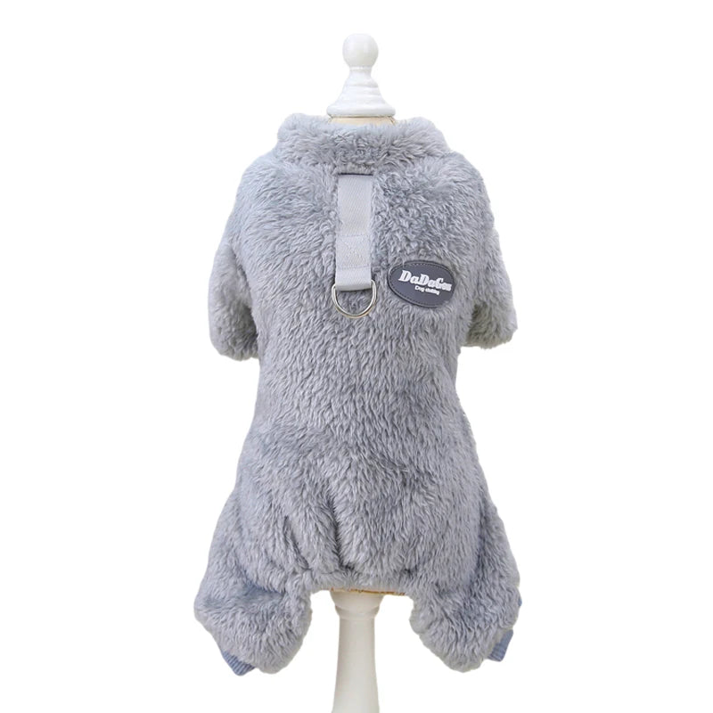 Camo-licious Puppy Fleece Jumpsuit - Keep Your Pooch Cozy and Cute in Style!