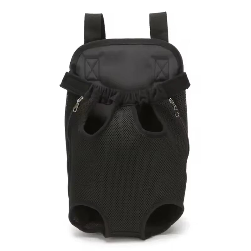 Adventurous Pup's Ultimate Backpack: Mesh Camouflage Carrier for Fashionable Furry Friends!
