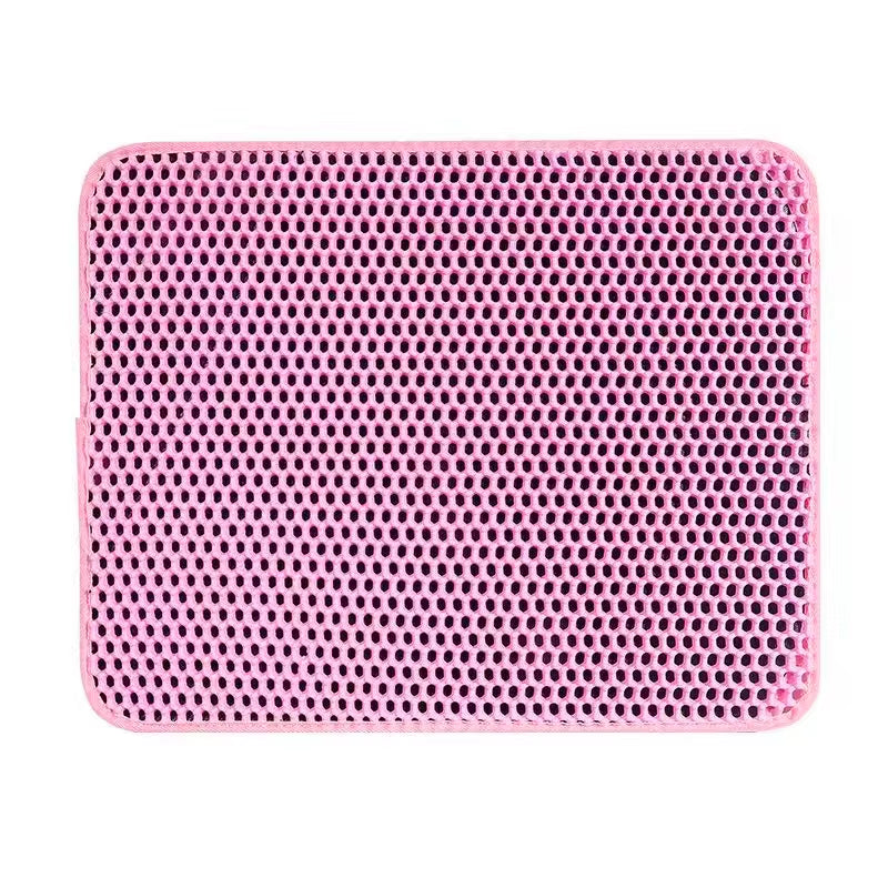 Introducing the Cat Litter Mat: A Double Layered Fortress Against Feline Messes - Waterproof, Non-Slip, and Totally Washable! Your Cat’s New Favorite Hangout (Seriously, They’ll Think It’s a Bed)!