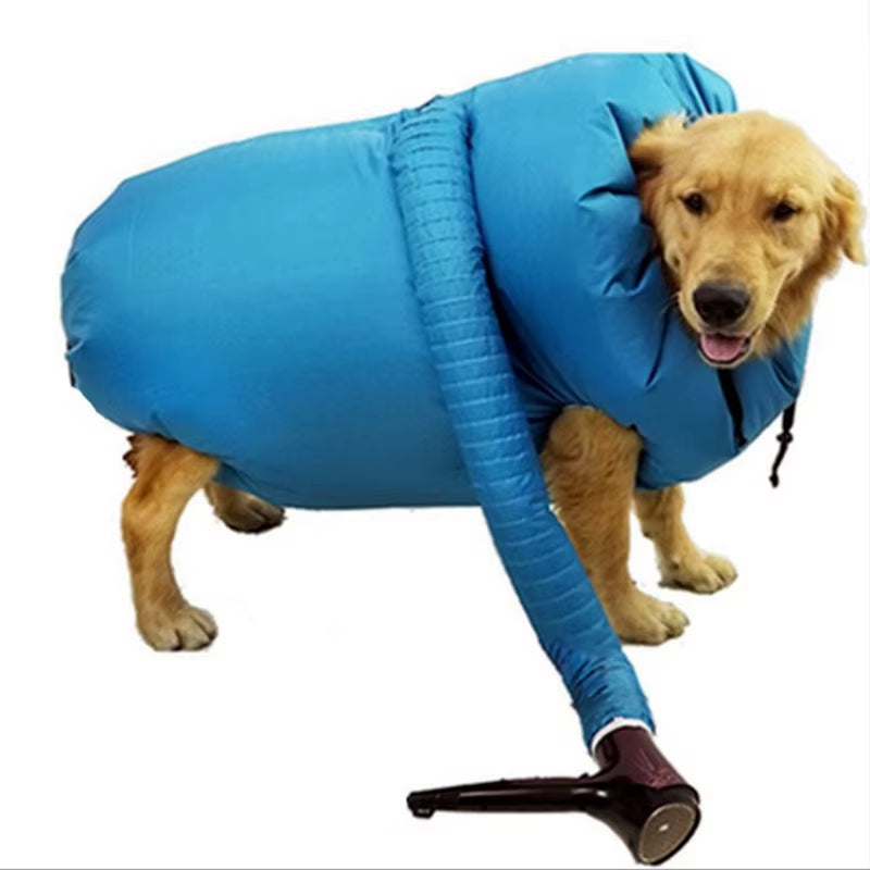 Introducing the Ultimate Portable Pet Drying Station: The Folding Dog Hair Dryer Box for Fluffy Pampered Pooches and Purring Cats!