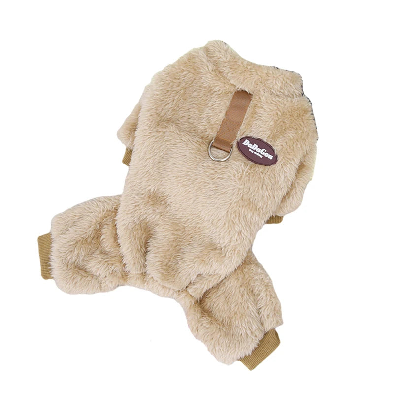 Camo-licious Puppy Fleece Jumpsuit - Keep Your Pooch Cozy and Cute in Style!
