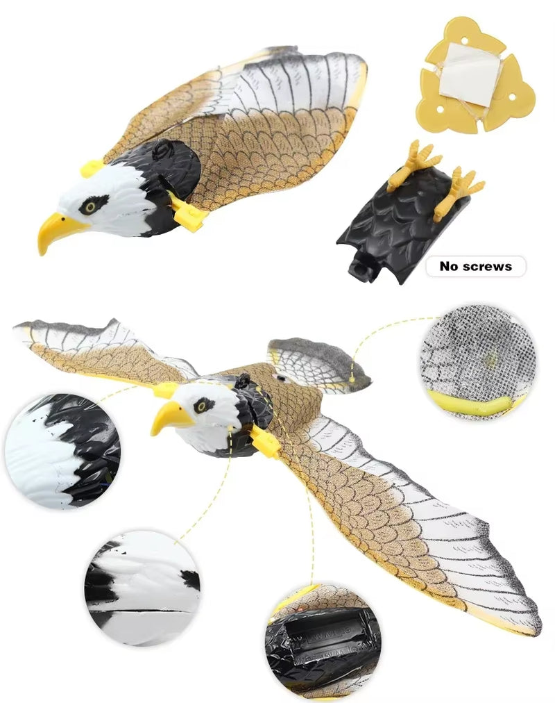 Introducing the Feathered Frenzy: The Ultimate Electric Eagle Cat Teaser Toy for Purr-fect Playtime!